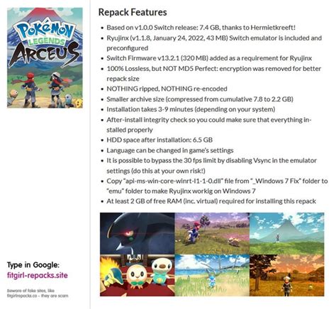 Pokémon Legends: Arceus (v1.0 + MULTi9) (Ryujinx .